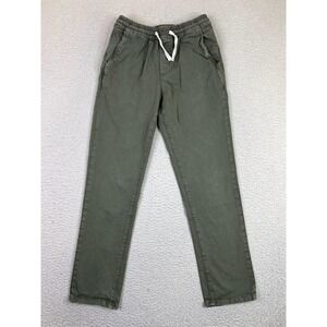 Marine Layer Pants Mens Small Green Stretch Chino Elastic Waist Casual Travel